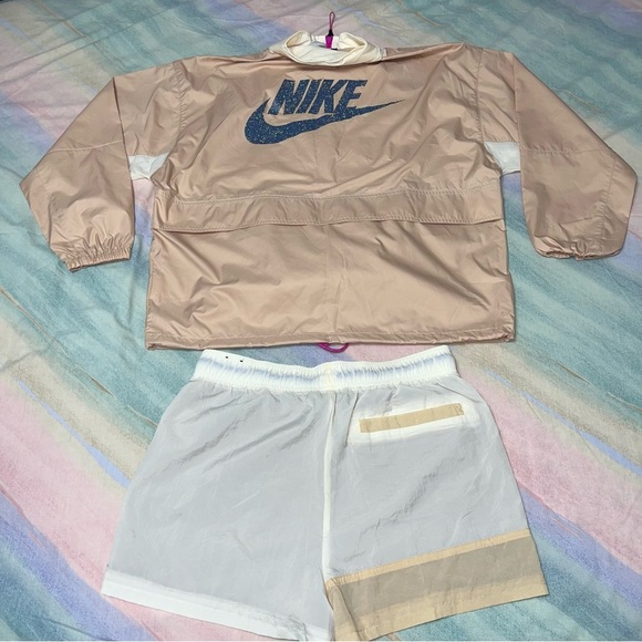 Nike Sportswear Icon Clash Packable Pullover Jacket Windbreaker & shorts M set - Picture 5 of 10